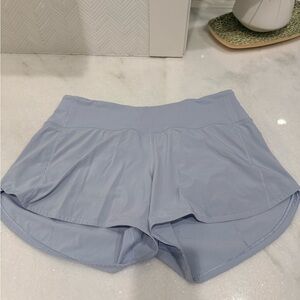 Lululemon Athletica Light Blue Athletic Shorts